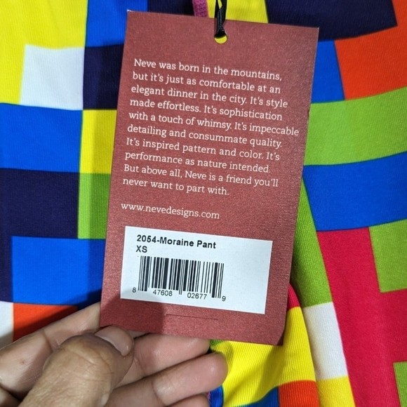 Neve Multicolor Moraine Leggings XS and Top S Women - Picture 3 of 9